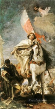 Giovanni Battista Tiepolo Painting - Santiago el Mayor conquistando a los moros Giovanni Battista Tiepolo